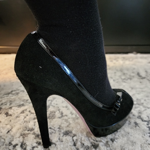 Red Valentino peep-toe heels - Picture 8 of 14